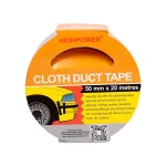 شريط لاصق متين  أسود مقاس 50 ملم ×  20 متر