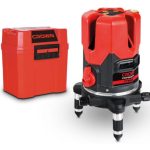 CT44023 ميزان ليزر اخضر 3 خط شنطة ضد الصدمات 30 متر